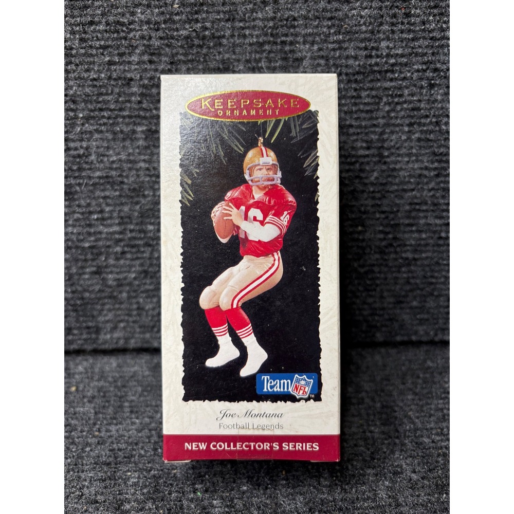 Hallmark Keepsake Joe Montana San Francisco 49ers Football Legends Ornament 1995